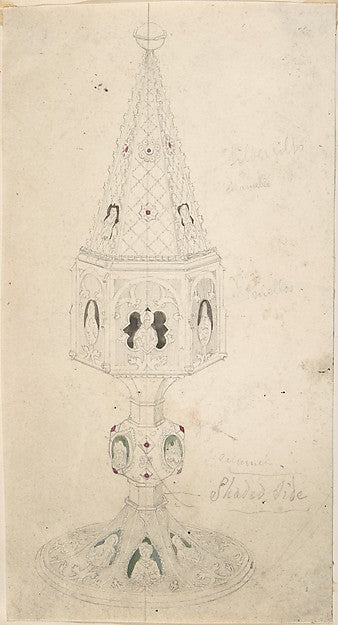 Liturgical Box with Enamelled Ornament second half 19th cent-A,16x12"(A3)Poster