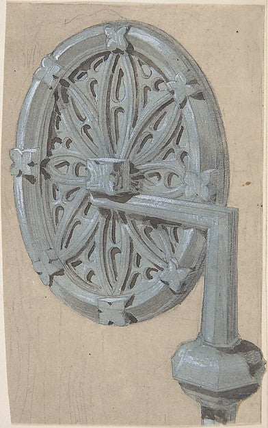 Metal Ecclesiastical Object second half 19th cent-Anonymous, B,16x12