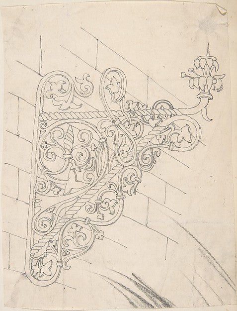 Metal Bracket Design second half 19th cent-Anonymous, British,,  Poster Print Wall Art
