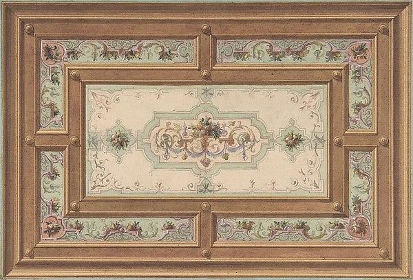 Design for a Painted Ceiling second half 19th cent-Jules-Edmon,  Poster Print Wall Art