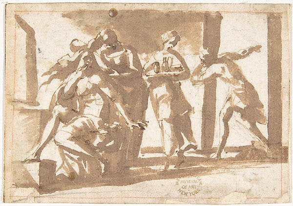 The Departure of Aeneas Announced to Dido ? 1624–63-Francesco,  Poster Print Wall Art