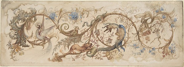 Allegory of Vices 1840–98-Attributed to Gustave Moreau,  Poster Print