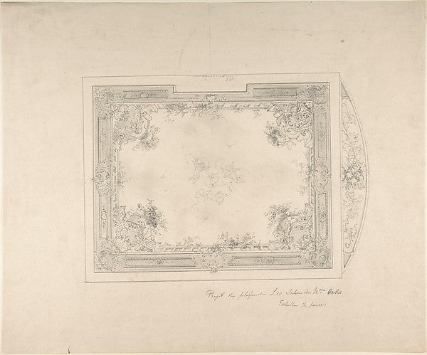 Design for Ceiling 19th cent-Charles Monblond,  Poster Print