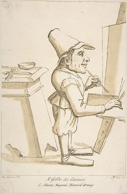 Il Gobbo dei Carracci 1736-Arthur Pond, After Annibale Carracc,  Poster Print