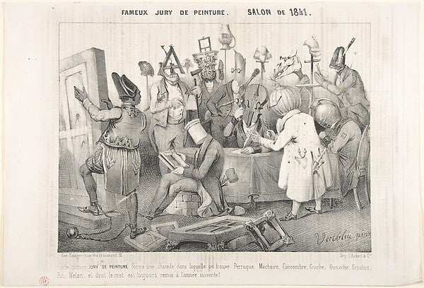 Fameux Jury de Peinture. Salon de 1841 March 20, 1841-Clément ,  Poster Print