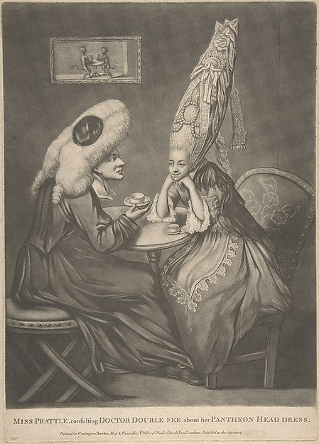 Miss Prattle Consulting Doctor Double Fee about her Pantheon H,  Poster Print