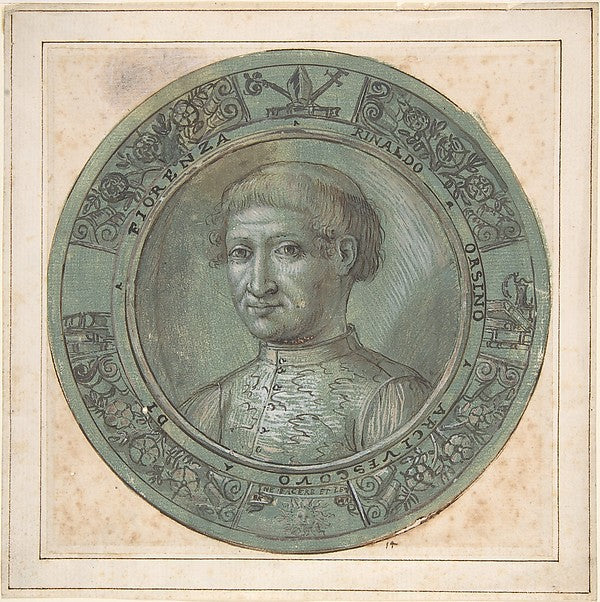 Portrait of Rinaldo Orsino  Archbishop of Florence  early 17th, Poster Print