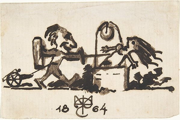 Caricature 1858–1909-Caran d'Ache [Emmanuel Poiré],  Poster Print Wall Art