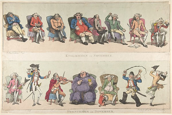 Englishmen in November  Frenchmen in November November 25, 178,  Poster Print