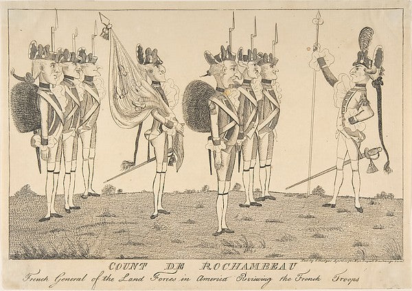 Count de Rochambeau  French General of the Land Forces in Amer, Poster Print