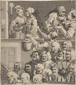 The Laughing Audience December 1733-William Hogarth ,16x12"(A3)Poster