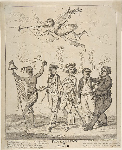 Proclamation of Peace October 21, 1783-Anonymous, British, 18t, Poster Print