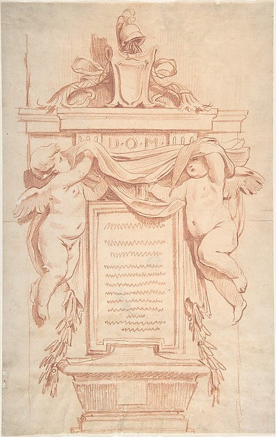 Design after François Duquesnoy  tomb of Ferdinand van den Eyn, Poster Print