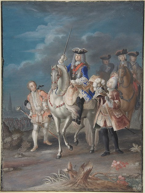 Portrait of the Consort of the Russian Empress 18th cent-Anony,  Poster Print Wall Art