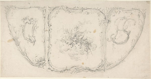 Design for the Side of a Carriage c1750–80-Anonymous,French,,  Poster Print Wall Art