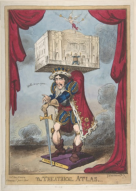 The Theatrical Atlas May 7, 1814-George Cruikshank ,16x12