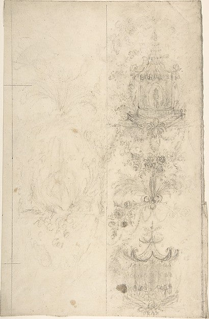 Chinoiserie panel 18th cent-Anonymous,French,18th cent, Poster Print
