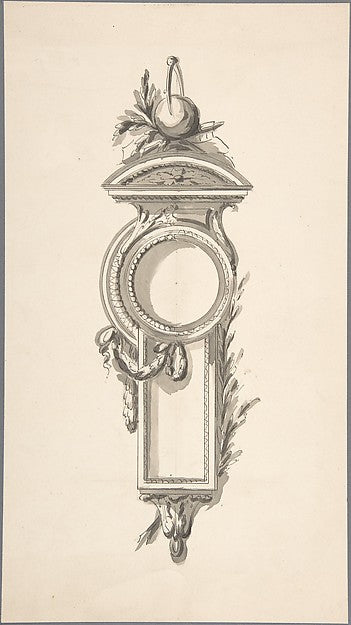 Design for a Clock Case c1770-Anonymous,French,18th cent, Poster Print