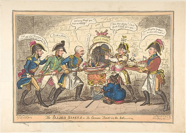 The Allied Bakers or the Corsican Toad in the Hole April 1, 18, Poster Print