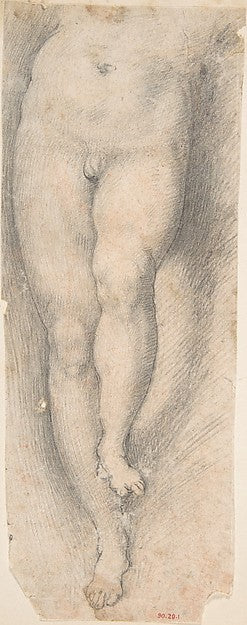 Study for Lower Part of Torso and Legs of a Young Boy 1568–164,16x12"(A3) Poster