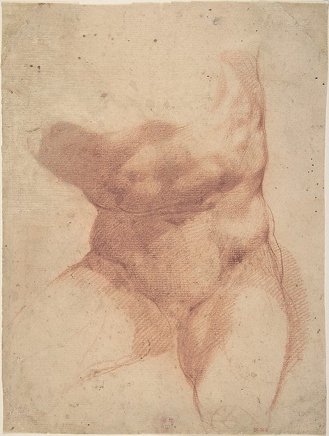 Study after the Belvedere Torso c1585-Cavaliere d'Arpino ,16x12"(A3) Poster