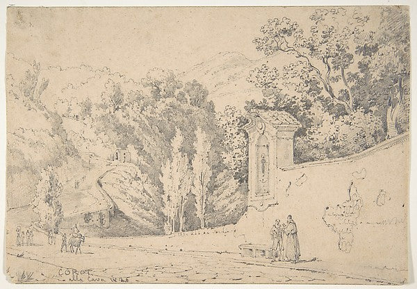 Italian Landscape 19th cent-Anonymous, French, 19th cent,  Poster Print Wall Art