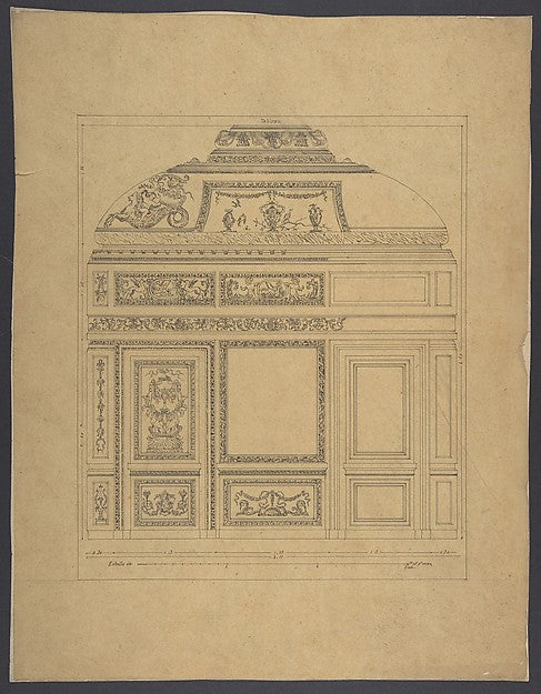 Boiserie from the Hôtel Colbert de Villacerf 19th cent-Anonymo, Poster Print