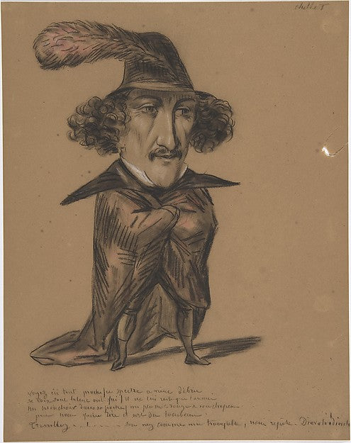 Caricature  19th cent-Anonymous,French,19th cent, Poster Print
