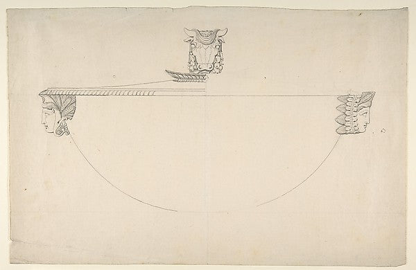 Design for an Empire Covered Dish c1810–15-Anonymous,French,, Poster Print