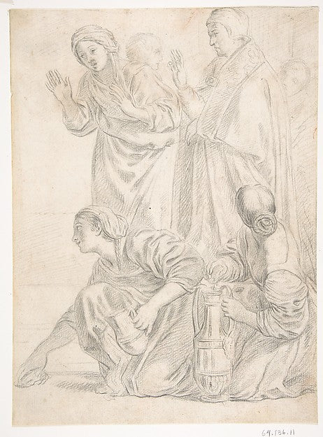 Portion of the Martyrdom of Saint Cecilia 1581–1641-After Dome,16x12"(A3) Poster
