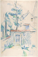 Entrée de Jardin 1878–1880-Paul Cézanne,16x12"(A3) Poster