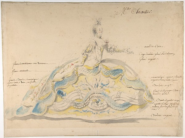 Mademoiselle Marie-Jeanne Fesch Chevallier-Louis René Boquet,16x12"(A3)Poster