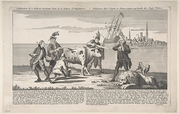 State of the English Nation [Toestand der Engelsche Natie] c17, Poster Print