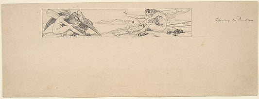 The Release of Prometheus late 19th–early 20th cent-Max Klinge,16x12"(A3) Poster