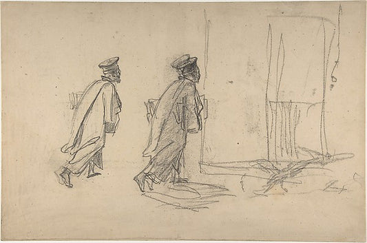 Lawyer on His Way to Court  1830–79-Thomas Couture,16x12"(A3) Poster