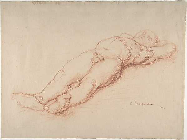 Recumbent Male Nude n.d.-Charles-Albert Despiau,  Poster Print Wall Art