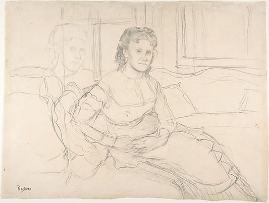 Study for Mme Théodore Gobillard 1869,16x12"(A3) Poster