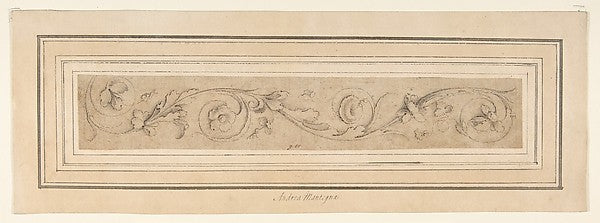 Design of Rinceaux. 1470–1510-Ascribed to Circle of Andrea Man,  Poster Print Wall Art