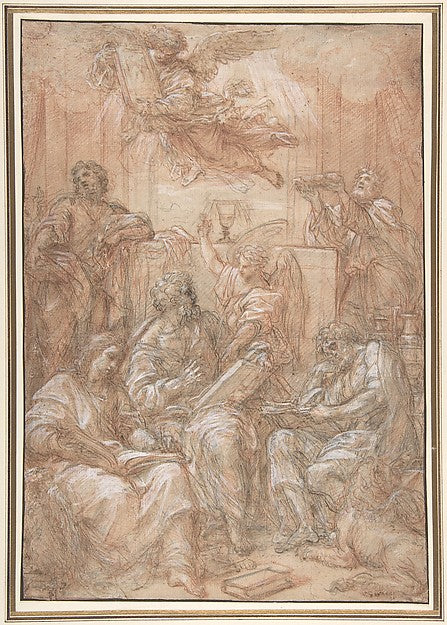 Allegory of the Old and New Dispensations 1700–1708-Carlo Mara,  Poster Print Wall Art