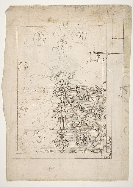 Temple of Castor and Pollux  soffit panel  ceiling plan  Unide, Poster Print
