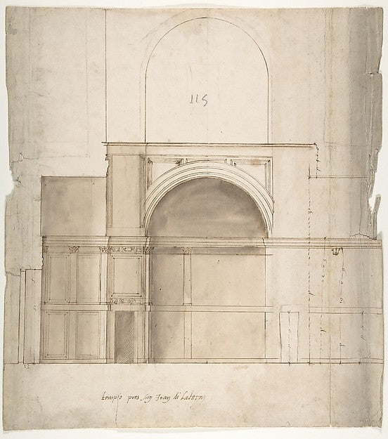 S. Giovanni Laterno  Oratorio della Santa Croce  section  blan, Poster Print