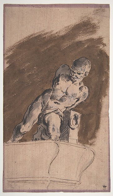 Chained Nude Prisoner  After Pietro Tacca 1729–1804-Pietro Ant,16x12"(A3) Poster