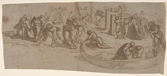 Various Figure Groups 1548–1628-Jacopo Palma the Younger,16x12"(A3) Poster