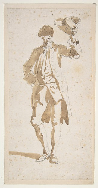 Man Shading His Face with a Tricorne 1691–1765-Giovanni Paolo,16x12"(A3) Poster