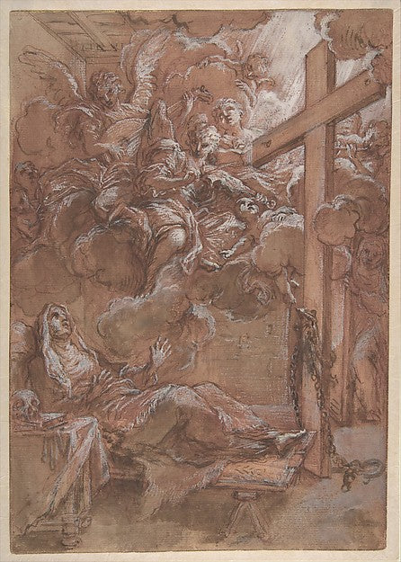 The Ecstacy of the Blessed Giacinta Marescotti 1654–1714-Giuse,16x12"(A3) Poster