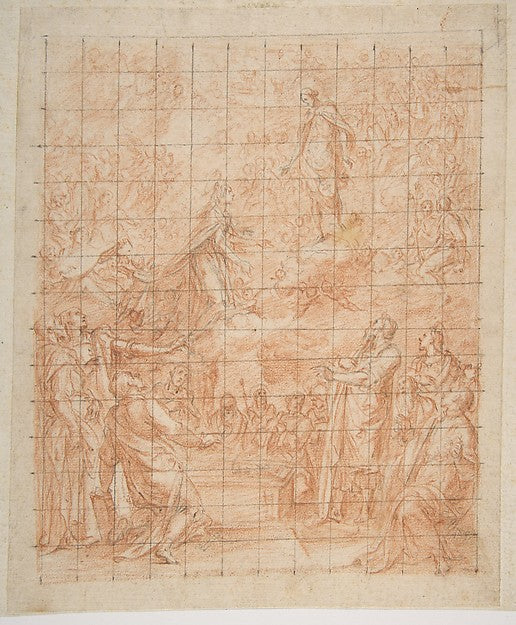 The Assumption of the Virgin 1548–1612-Attributed to Bernardin,16x12"(A3) Poster