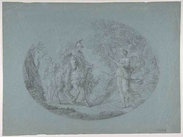 Venus Disguised as a Huntress Appears to Aeneas  1699–1768-Ste,16x12"(A3) Poster