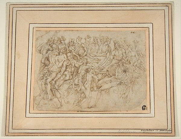The Banquet of the Gods 1534–77-Guglielmo della Porta,16x12"(A3) Poster