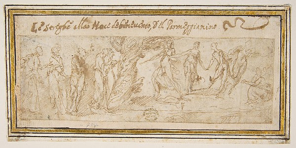 The Witches at the Walnut Tree of Benevento 1534–77-Guglielmo,16x12"(A3) Poster
