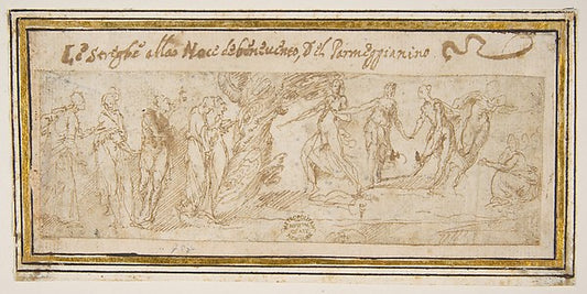 The Witches at the Walnut Tree of Benevento 1534–77-Guglielmo,16x12"(A3) Poster